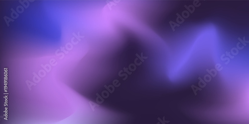 Abstract Fluid Gradient Background with Vibrant Purple and Blue Waves