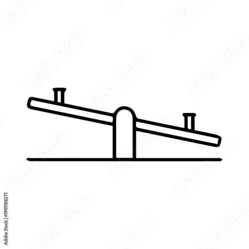 Playground Seesaw Icon