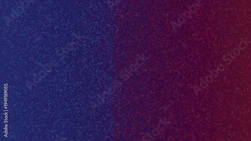 Abstract textured background with a vertical split of dark blue and deep red, featuring a fine, grainy noise pattern for modern digital designs