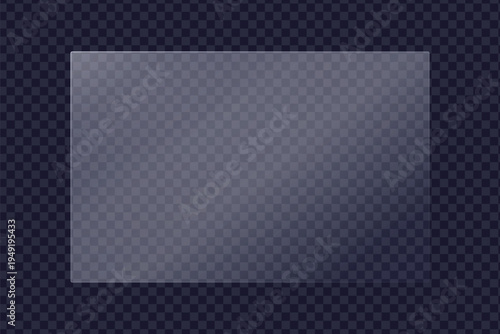 realistic glass frame overlay light diagonal reflection glare transparent screen glassmorphism clear, shiny element