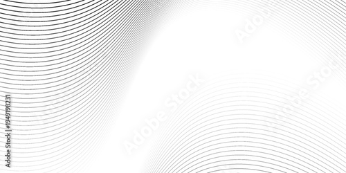 Transparent background with thin wavy pale blue lines. Modern subtle pattern, vector illustration.