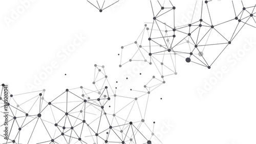 Abstract technology background. Plexus mesh backdrop. Vector