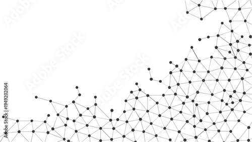 Abstract technology background. Plexus mesh backdrop. Vector