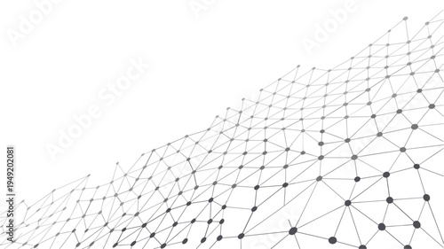 Abstract technology background. Plexus mesh backdrop. Vector