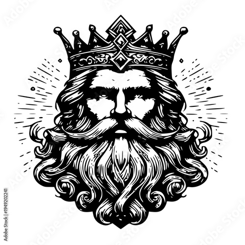 king of the king , Vector illustration of a king kaisar , silhouette of a king kaisar 