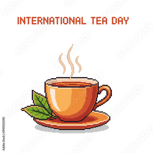 International Tea Day hot beverage.