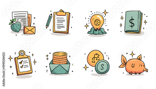 A charming hand-drawn illustration of a checklist with a medical cross. Perfect for healthcare content, wellness blogs, or to represent tasks and prog