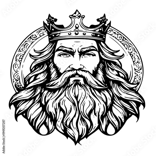 king of the king , Vector illustration of a king kaisar , silhouette of a king kaisar 