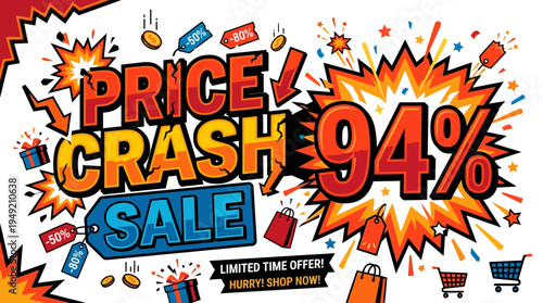 Price Crash Sale Offer with 94% Discount