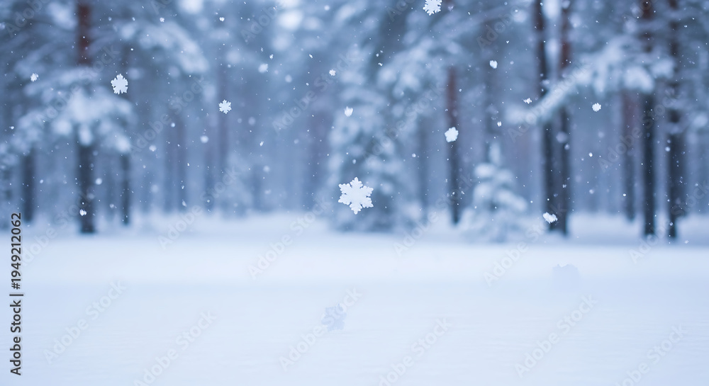 Fototapeta premium snow covered trees