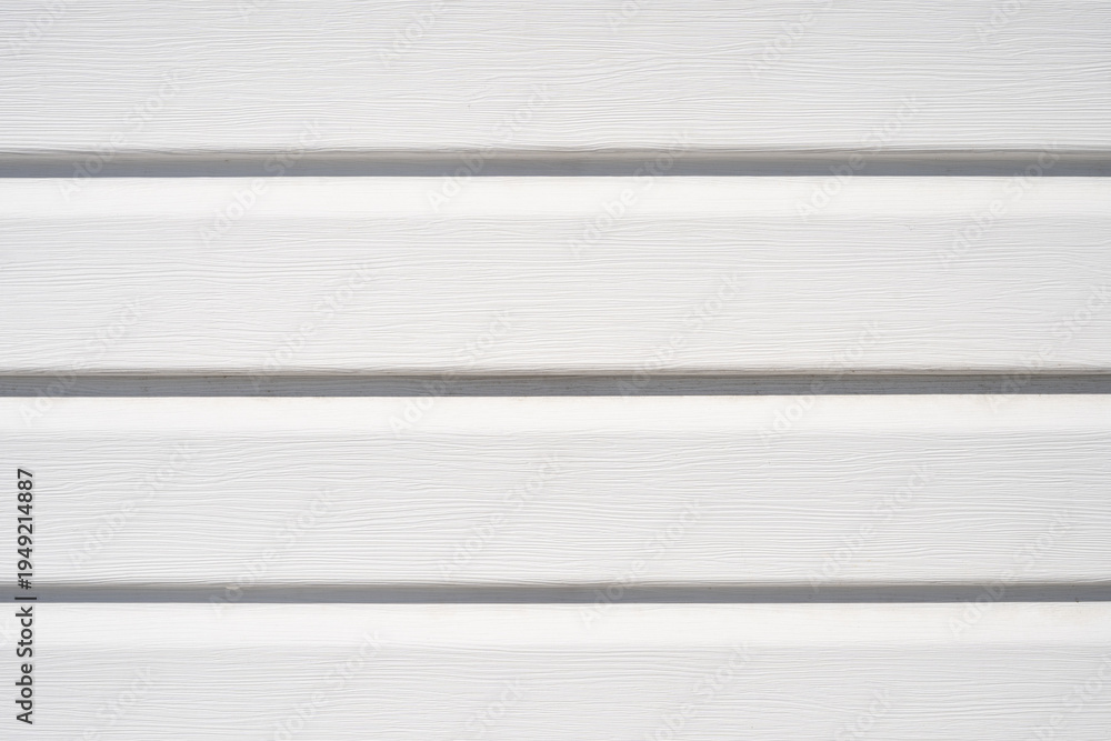 Fototapeta premium White wall texture background with horizontal lines and shadows 