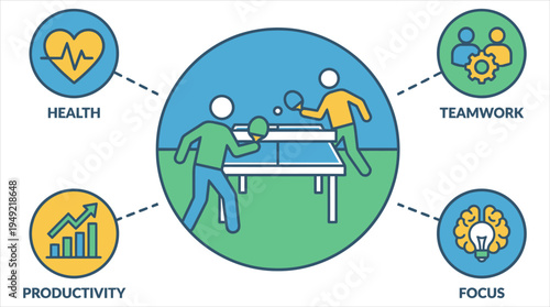 Benefits of engaging in table tennis for overall well-being and teamwork