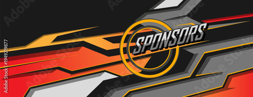 Racing car wrap. Abstract strip for racing car wrap, sticker, and decal. vector eps 10 format.