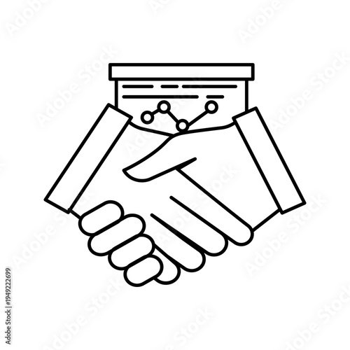 Bussines icon on white background