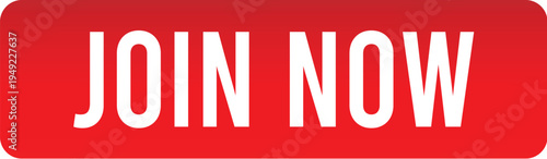 Join Now Red Call to Action Button Bold White Text Minimal Signup Banner