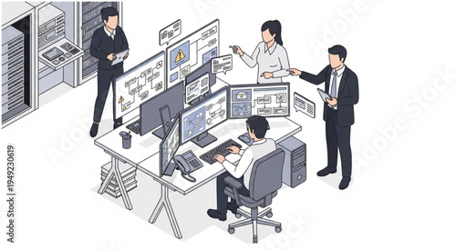 Team Collaboration in a Data Center Environment.