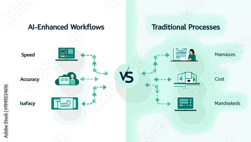 This minimalist image highlighting 'Speed,' 'Accuracy,' and 'Isafacy' evokes efficiency and precision. Ideal for illustrating data science, analytics,