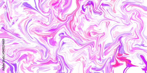 Dynamic marbling effects and elegant liquid swirl pattern with soft pink and purple ripples. Artistic abstract vector marble texture background for modern creative backdrops and feminine digital art.