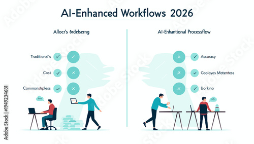 This minimalist illustration depicts a man diligently working on his laptop, conveying focus and productivity. Ideal for website banners, articles abo