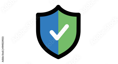Shield with check mark icon.