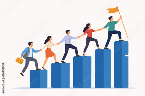 Teamwork and Success Concept