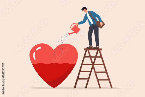 Caring for the Heart Concept