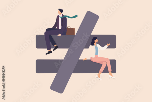 People and Inequality Concept