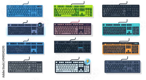 Sunflower characters in various thinking and talking poses with speech bubbles.