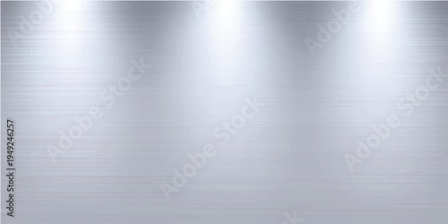 Shiny polished silver brushed metal texture background with a grey stainless steel plate pattern and industrial chrome metallic surface reflection