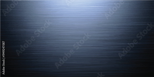 A dark gray brushed metal texture background features a shiny industrial stainless steel pattern with a sleek metallic silver aluminum surface for a modern wallpaper design