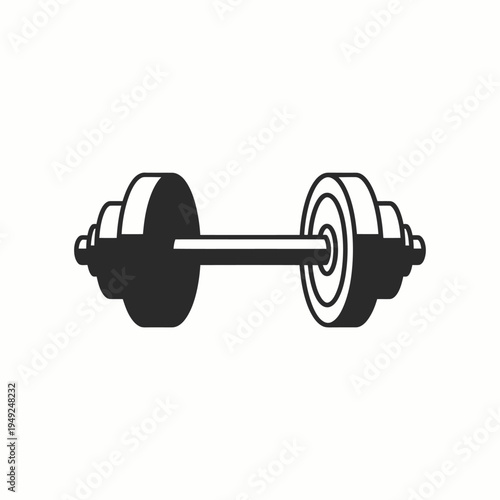 A dumbbell ready for workout training