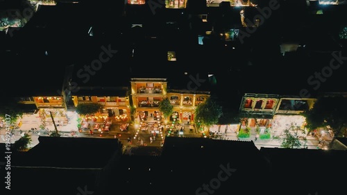 Aerial View of Hoi An Ancient Town at Night, UNESCO Heritage Site, Vietnam
Night Lights over the Thu Bon River in Hoi An, Vietnam