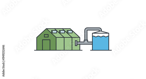 Biogas Plant Anaerobic Digester System.