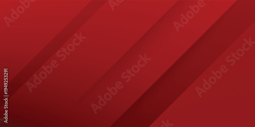 Abstract Red Geometric Background with Diagonal Shapes and Layers. Modern creative trendy design in vector illustration