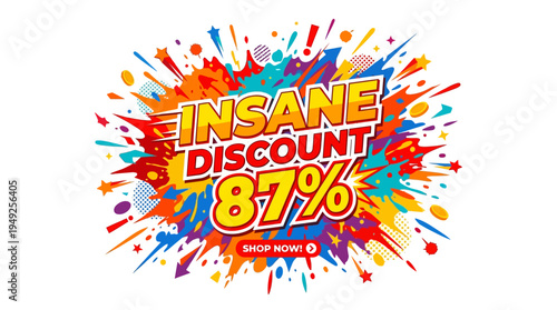 Vibrant Explosion Announcing Insane Discount