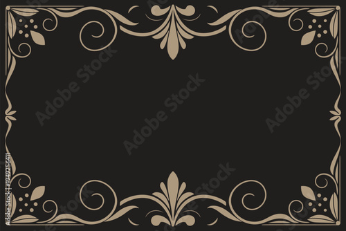 hand drawn vintage ornaments background featuring an intricate pattern of Victorian flourishes, baroque scrolls, and antique decorative elements for classic luxury branding.