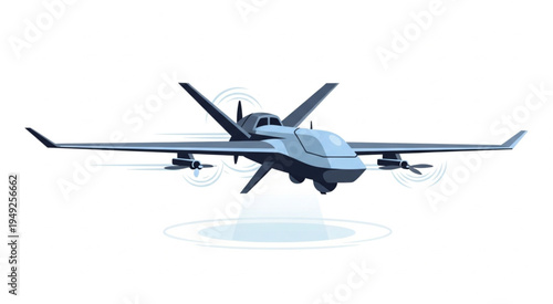 Futuristic Drone Design - A Glimpse into Tomorrows Aviation Technology.