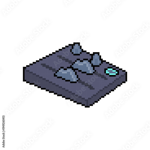 tuning audio mixer pixel art