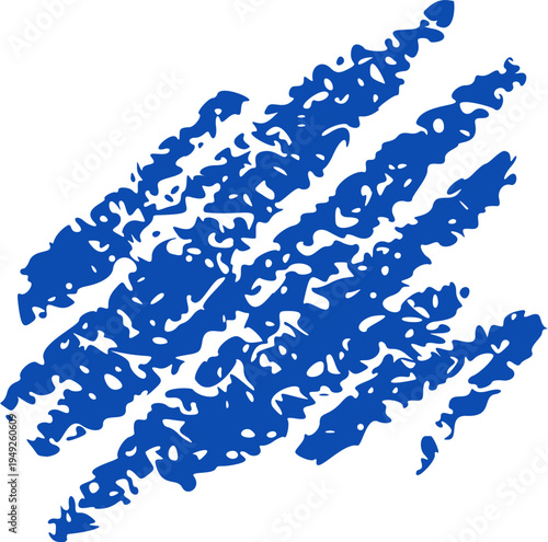 A striking image depicts a blue textured claw mark against a stark black background suggesting a powerful predatory gesture high quality professional detailed modern elegant stylish