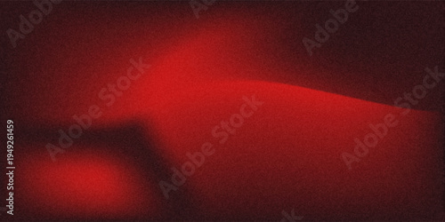 Red light on black background, rough textured abstract, noise, grain.for background design.