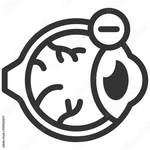 Myopia Outline Icon