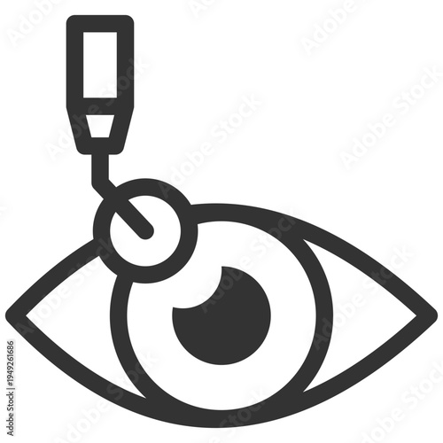 Cataract Outline Icon