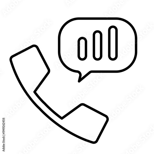 Telephone signal icon