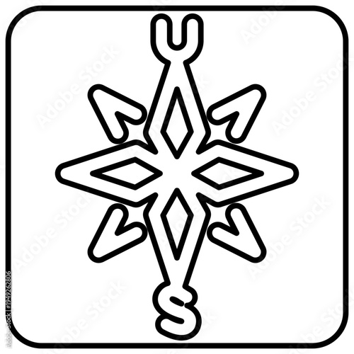 Compass navigator icon