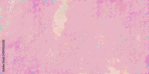 Abstract pastel pink background with textured brushstroke effects