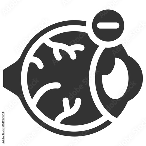 Myopia Glyph Icon