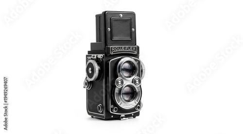Vintage Rolleiflex Camera - A Timeless Classic in Photography History.