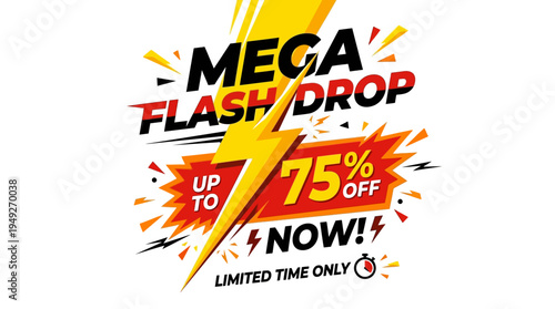 Mega Flash Drop Sale with 75% Off Offer