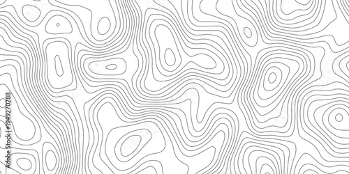 Topographic map background with geographic grid for hiking and mountain sport. luxury topographic wavy pattern and geographic grid map design. paper texture Imitation of a geographical map shades.