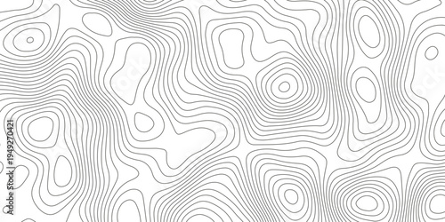 Topographic map background with geographic grid for hiking and mountain sport. luxury topographic wavy pattern and geographic grid map design. paper texture Imitation of a geographical map shades.